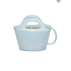 Brand new/ NEVER USED Marni Micro Tropicalia logo-embroidered bag